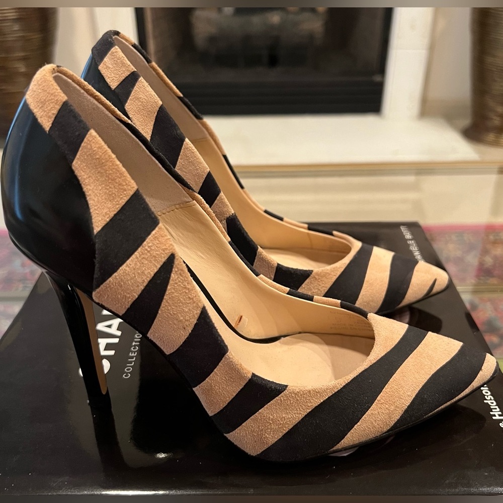 Zara Zebra Print Heels